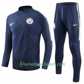 Manchester City Training Huppari Suits Tummansininen 2018-2019